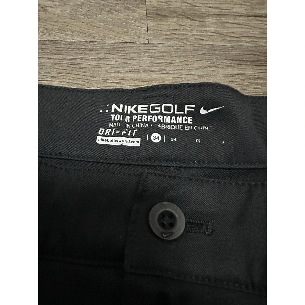US Open Oakmont Nike Golf‎ Tour Performance Dri-Fit Shorts Men's Size 34 Black